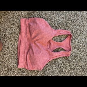 ALPHALETE pink sports bra